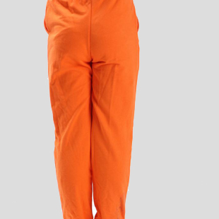 橙色长裤